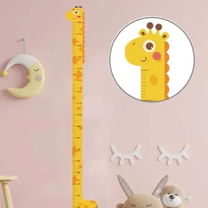 180cm Cartoon Animal Height Measure Wall Sticker Wallpaper for Kids Room Nursery Child Growth Ruler Growth Chart Wall Decoration