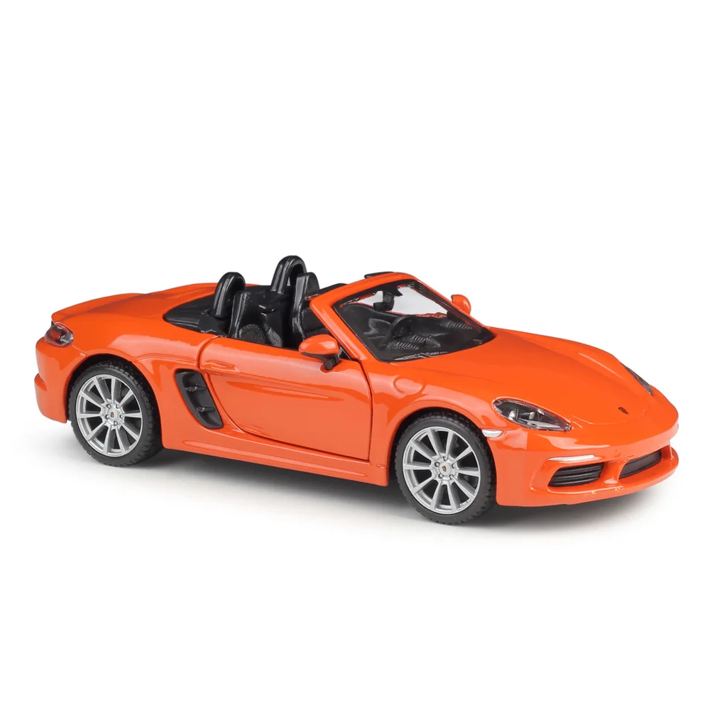 Porsche Porsche 718 Boxster Roadster ist 1:24 größer als die Vereinigten Staaten und das Simulationslegierungsautomodell als Geschenke erhältlich.