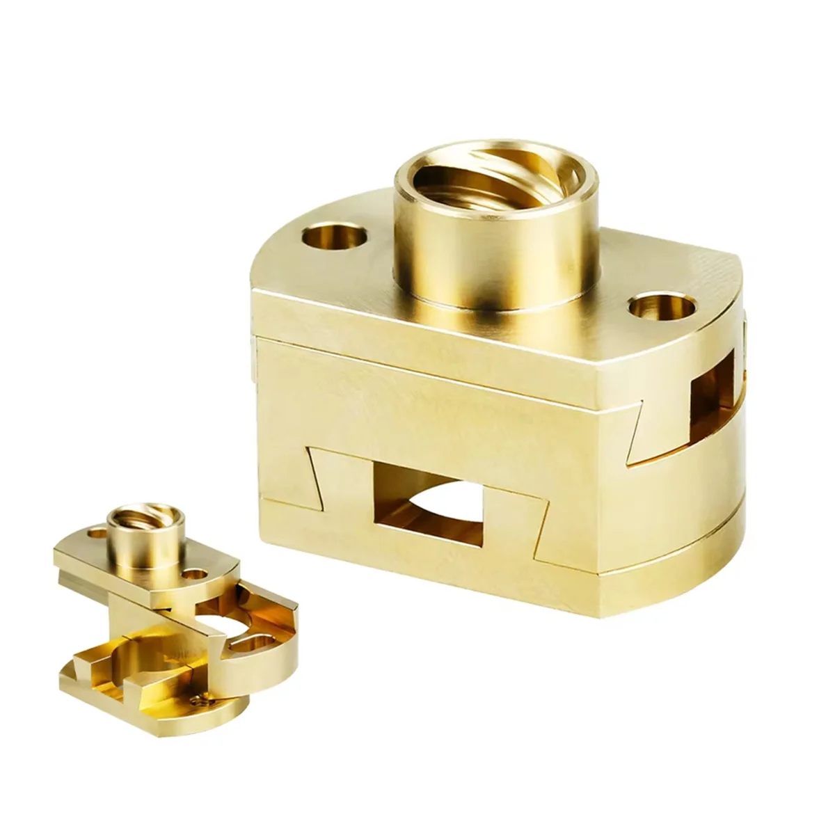 BISMZ 1 шт. муфта Oldham T8x8, гайка 18 мм, совместимая с винтом T8x8 для деталей 3D-принтера Ender 3 Pro/V2 CR10