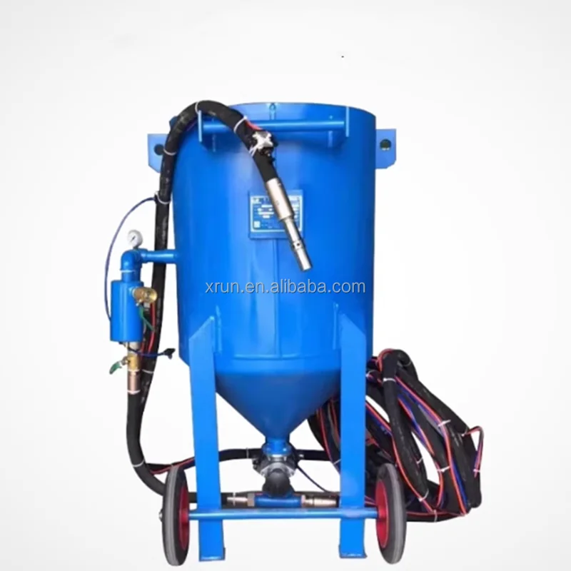 

Dry Wet Sandblasting Dustless Sandblaster Sand Blast Machine for Steel Pipe / Small Sandblast Machine