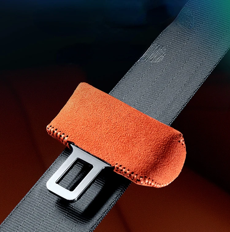 

Suitable For Li L8 L9 Front 2 Row 4 Pieces Suede Automobile Safety Belt Buckle Protection Cover