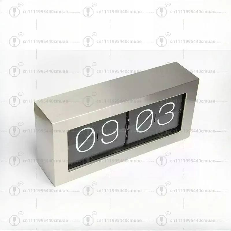 Metal personalized page turning clock Export page turning Living room bedroom table Wall