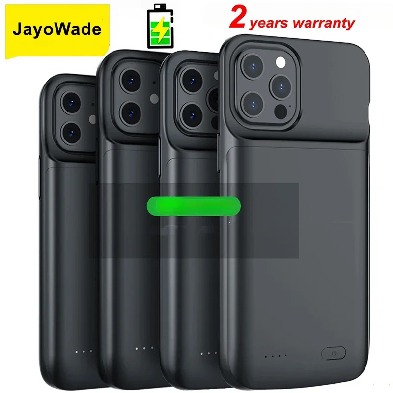 JayoWade New For IPhone 12 Mini 12 Pro Max Battery Case Battery Charger Case Bank Power Case For Iphone 12 Pro Max Phone Cover