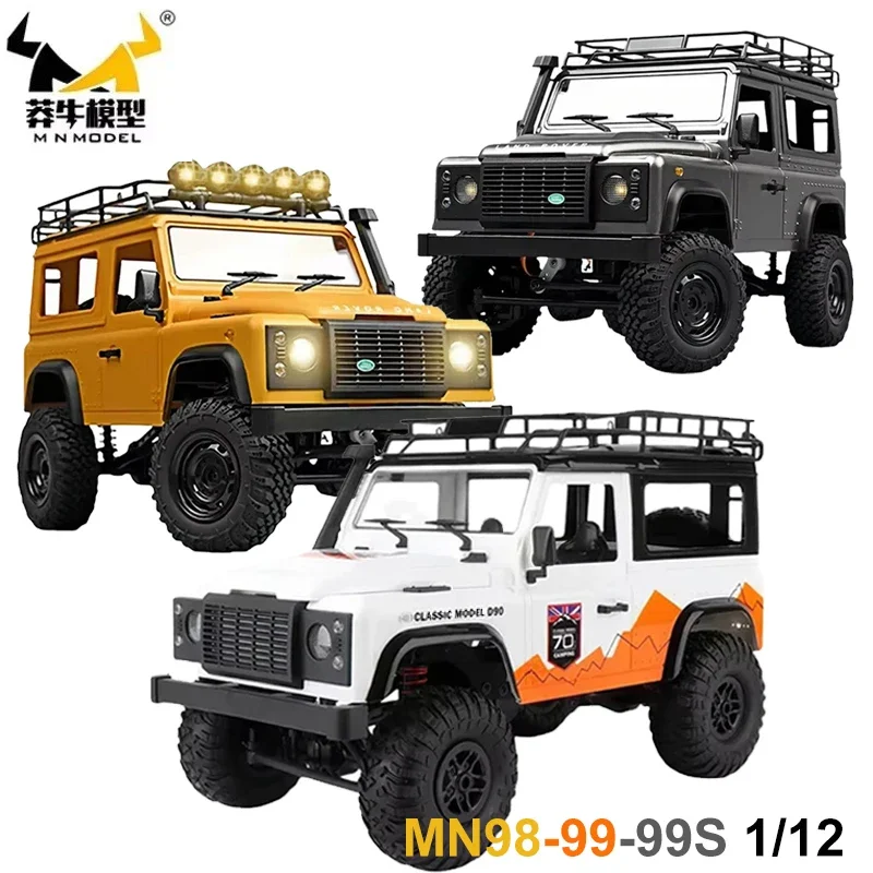 

1:12 Scale MN-99S MN-98 RTR Version RC Car 2.4G 4WD RC Rock Crawler D90 Defender Pickup Remote Control Truck MN 99S Toys Gifts