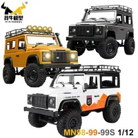 1:12 Scale MN-99S MN-98 RTR Version RC Car 2.4G 4WD RC Rock Crawler D90 Defender Pickup Remote Control Truck MN 99S Toys Gifts