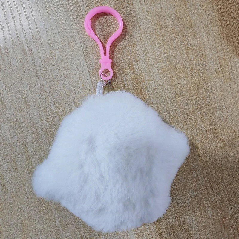 Game Hutao Cosplay Keychain Unisex Ghost Pendant Plush Doll Key Rings Accessories Key Chains