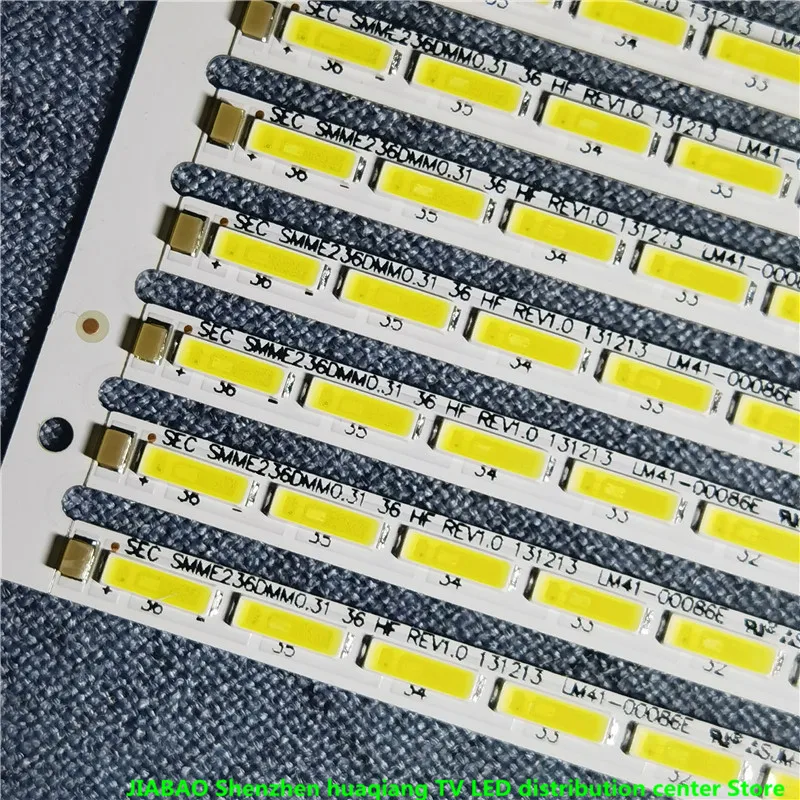 Tira de lámpara de retroiluminación LED 36 para Samsung 23,6 ''TV S24D390HL SMME236BMM031 LM41-00086E CY-MH236BGLV2V S24D390HL CY-MH236BGLV1H