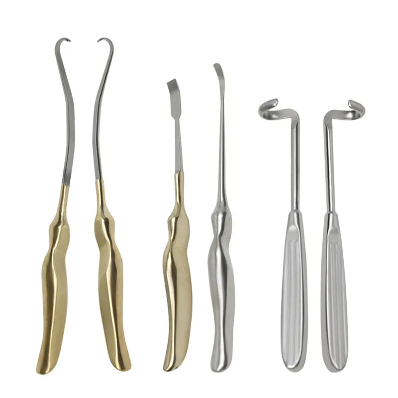 

Rib Cartilage Stripper Stainless Steel Rhinoplasty Instrument Pull Hook Stripper Left and Right Shovel Type