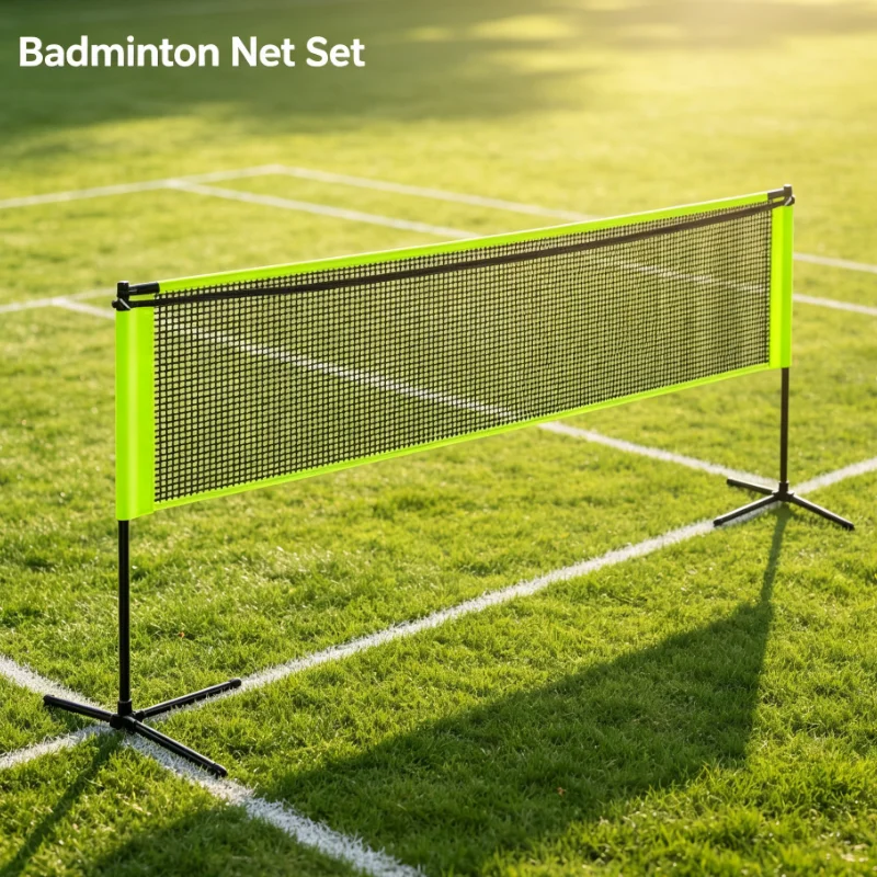 New badminton grid frame portable household outdoor simple folding label