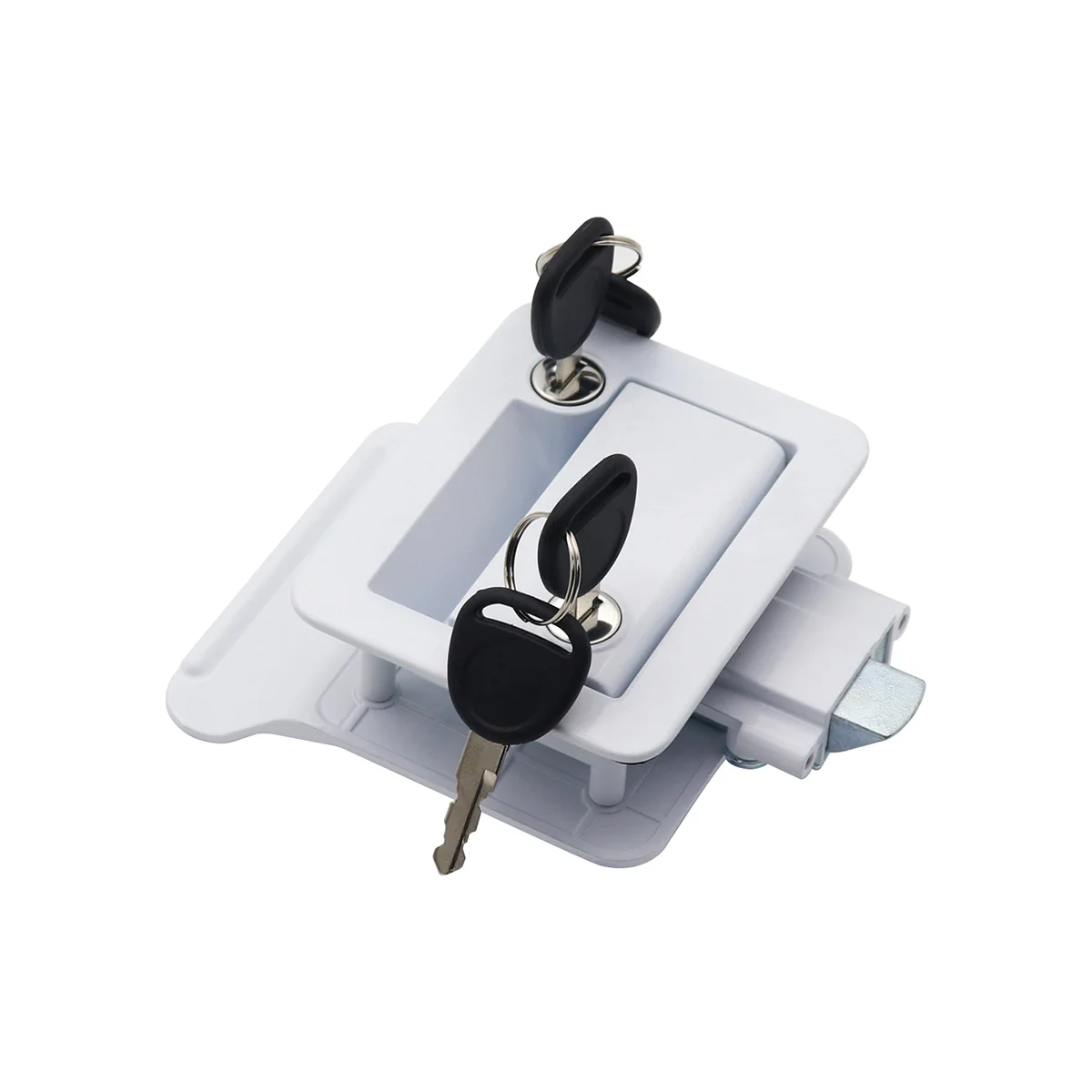 Rv Door Lock Transportation Equipment Double Lock White