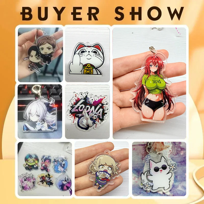 جميلة Hoshino Ai Vtuber كبير الثدي سلسلة مفاتيح قابل للتعديل مناسبة متعددة الوظائف دائم كيرينغ للعودة إلى المدرسة الهدايا