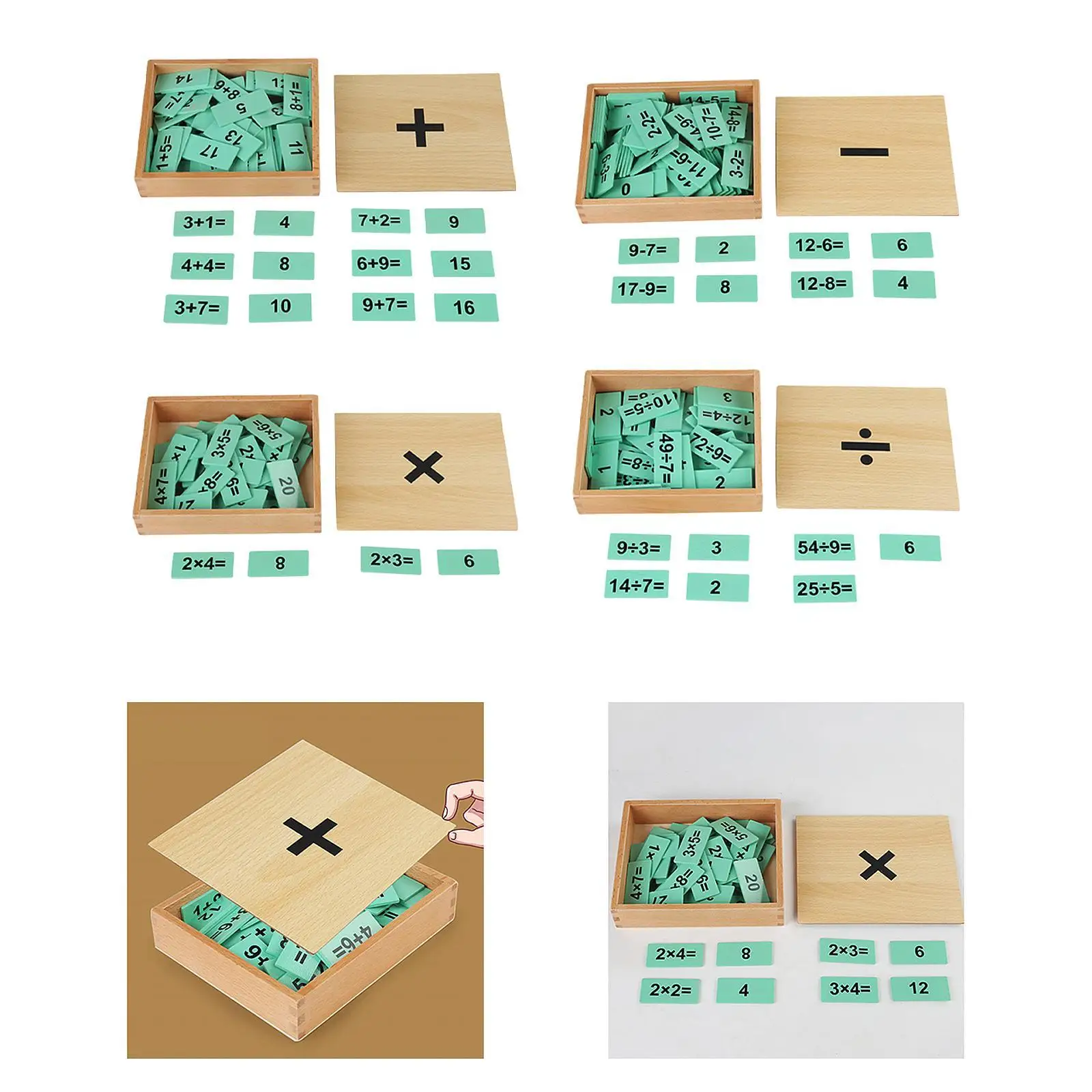 

Montessori Baby Mathematics Toys Multifunction for Home Kindergarten Kids