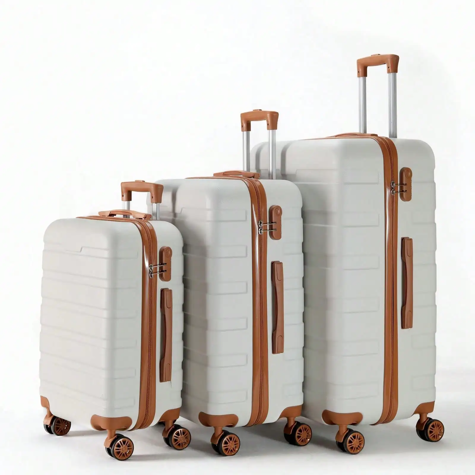 3pc 20/24/28 Inch Durable Large Capacity Suitcase Spinner Wheel Lock Password Lock Carry-On Bags Trolley Case For School College University For Boys Girls Women Man For Travel Ideal Choice For Valentine's Day Gifts Essentials,Large-Capacity