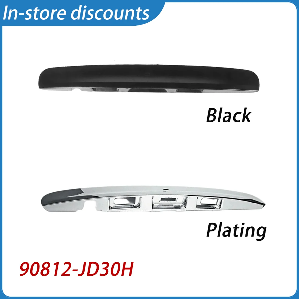 

High Quality Black & Chrome Boot Lid Tailgate Handle For Nissan Qashqai 2007-2014, Replacement Trim Assembly OEM 90812-JD30H