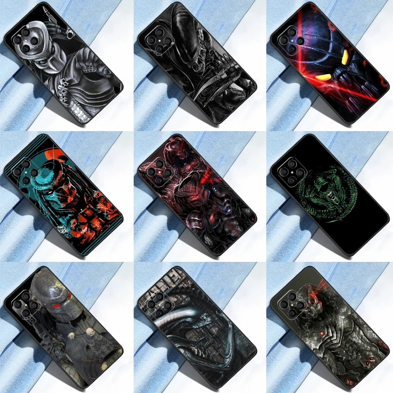 

Alien Predator Cover For Huawei Nova 5T P20 P30 P40 Lite P50 Pro P Smart 2021 Honor X8 X7 X9 50 Case