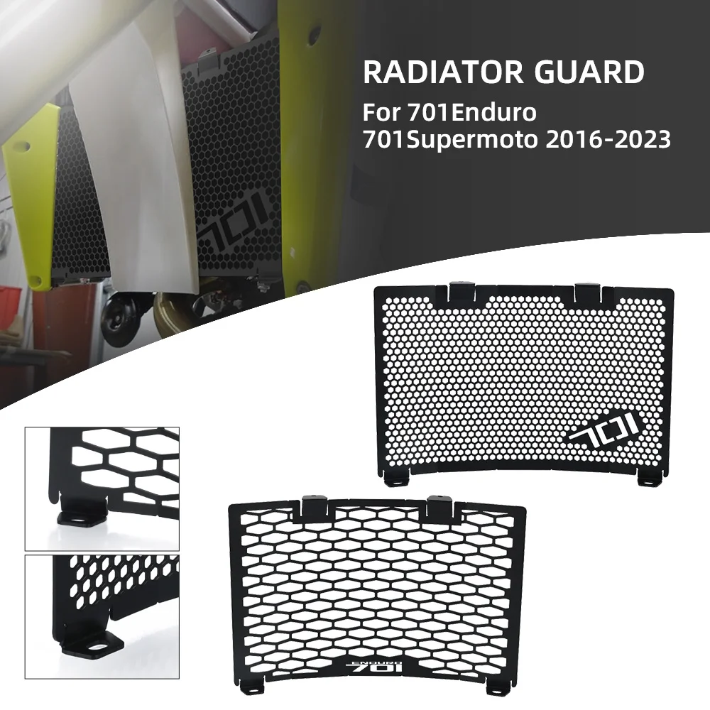 

701 Enduro/Supermoto 2016-2023 2022 2021 Motorcycle Radiator Grille Guard Cover Protector For Husqvarna 701Enduro 701Supermoto