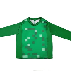 Polyester Fabric Professional-grade Performance Costume for Gamers Creeper Steve Stage Costume Made with Top-notch