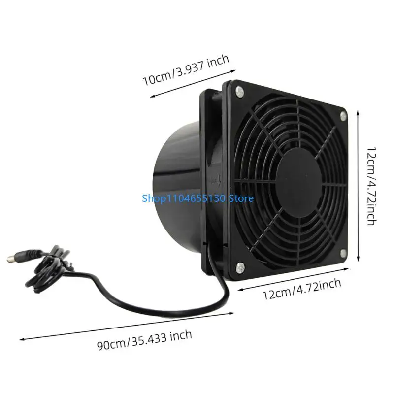 Sistema ventilación solar 5W para enfriamiento eficiente en casas mascotas y invernaderos