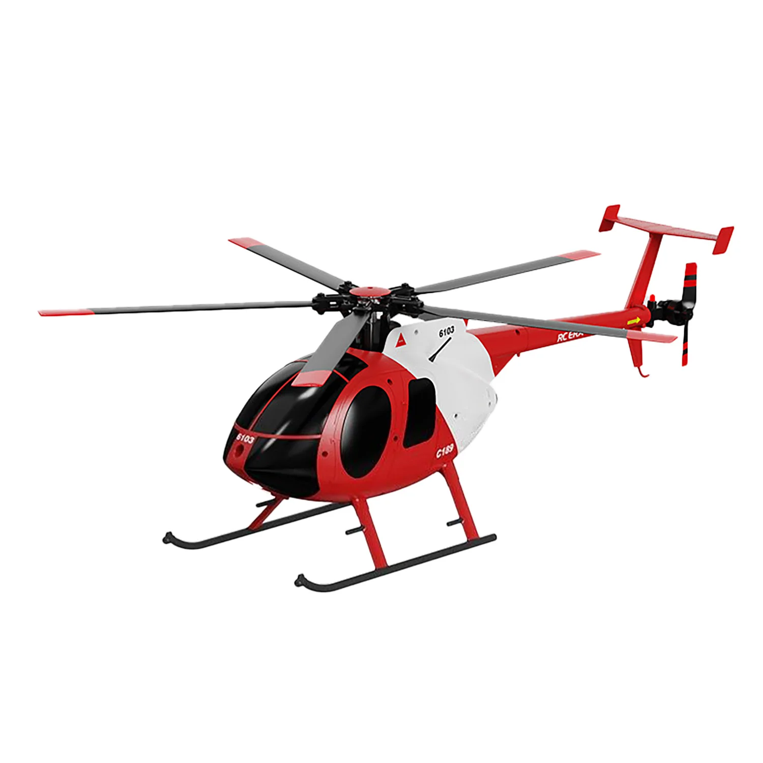 1/28 RC ERA C189 MD500 Bird RCヘリコプター デュアルブラシレスモーター 6軸ジャイロ オプティカルフローポジショニング モデル航空機 おもちゃ 大人向け