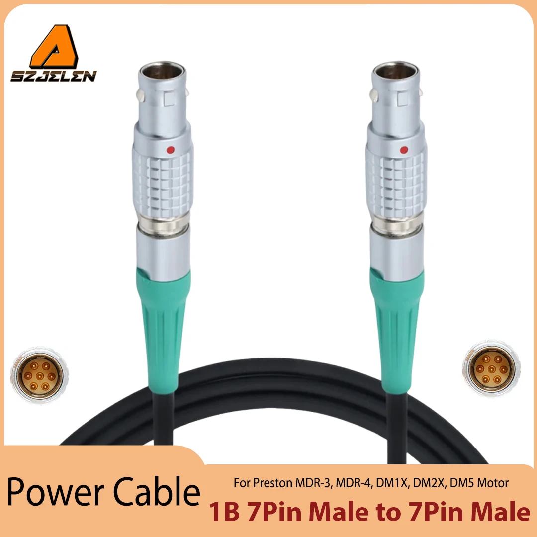New Arriving 1B 7Pin To 7Pin FIZ Wireless Follow Focus Motor Cable for Preston MDR-3, MDR-4, DM1X, DM2X, DM5 Motor