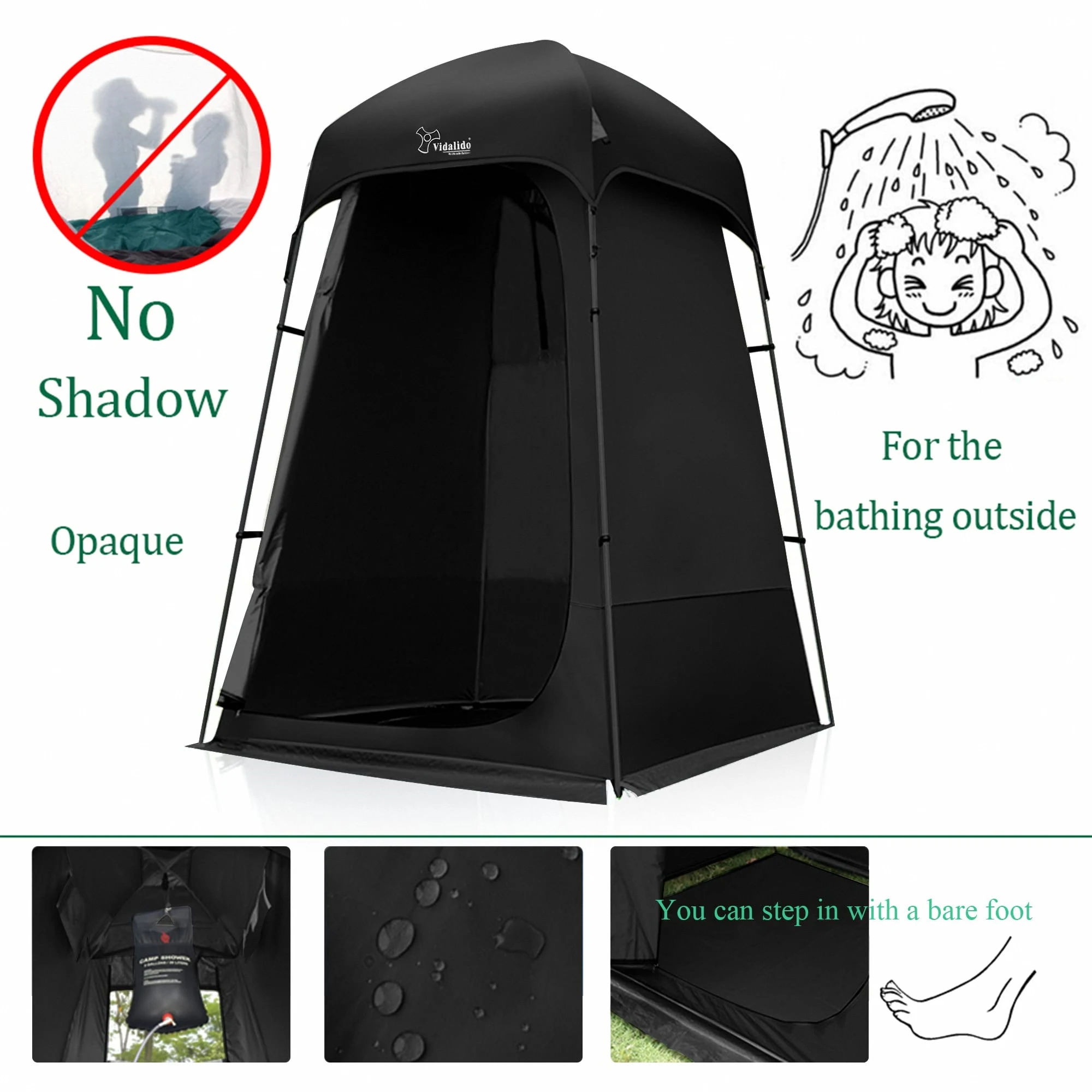Outdoor Camping Toilet Tent - Tenda Privacy Auto-Apribile, Tenda Doccia Portatile