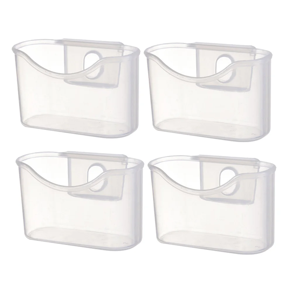 4Pcs Plastic Fridge Organizer High-Quality Sauce Bag Holder Refrigerator Storage Case Multi-Functional Kitchen Gadget