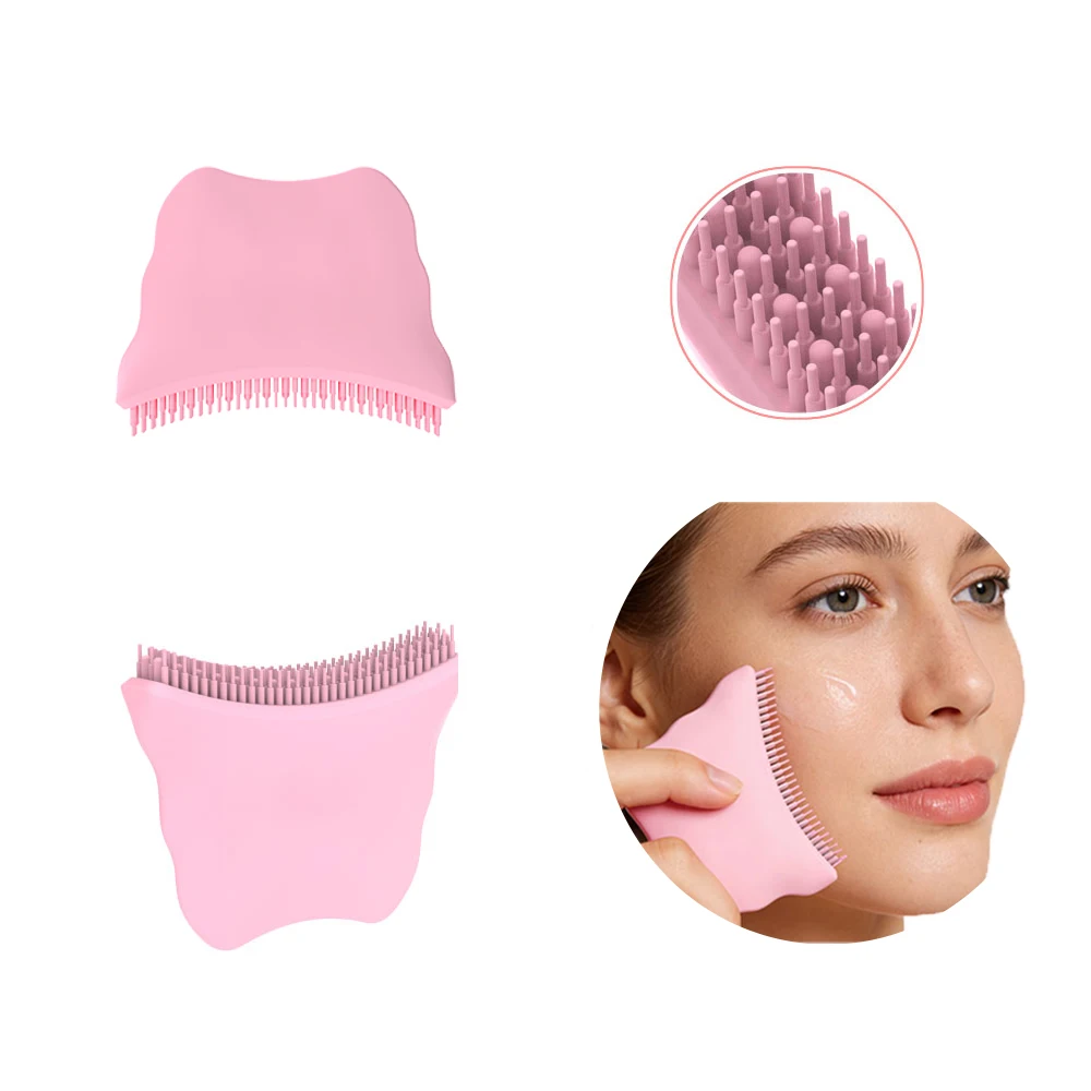 Silicone facial massage brush,for Face Neck Chin Lifting,Restores Facial Definition, Gentle on Sensitive Skin(1 pcs)