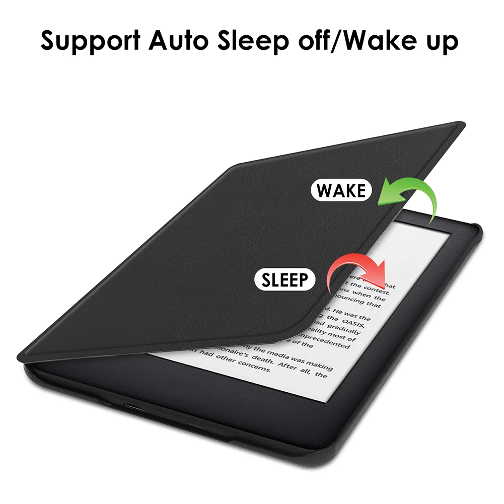 

Case with Auto Sleep Wake Feature Leather Cover Ultra Slim Leather Smart Cover for Kindle Paperwhite 12th Gen 2024 Released 7in