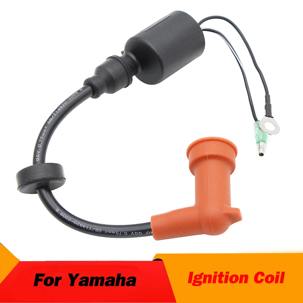 Motorcycle Ignition Coil Assy For Yamaha 61N-85570-00 61N-85570-10 20HP 20 1994-2012 25HP 25 1994-2016 30HP 30 1998-2012