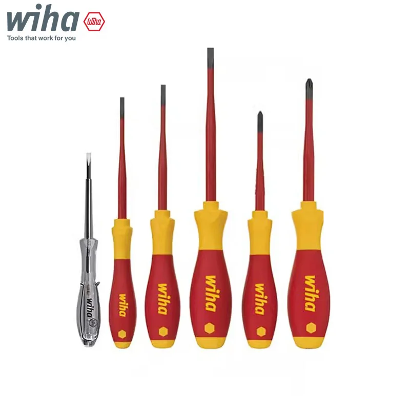 Wiha 1000V VDE Screwdriver SoftFinish Electric SlimFix Phillips Slotted PH1 PH2