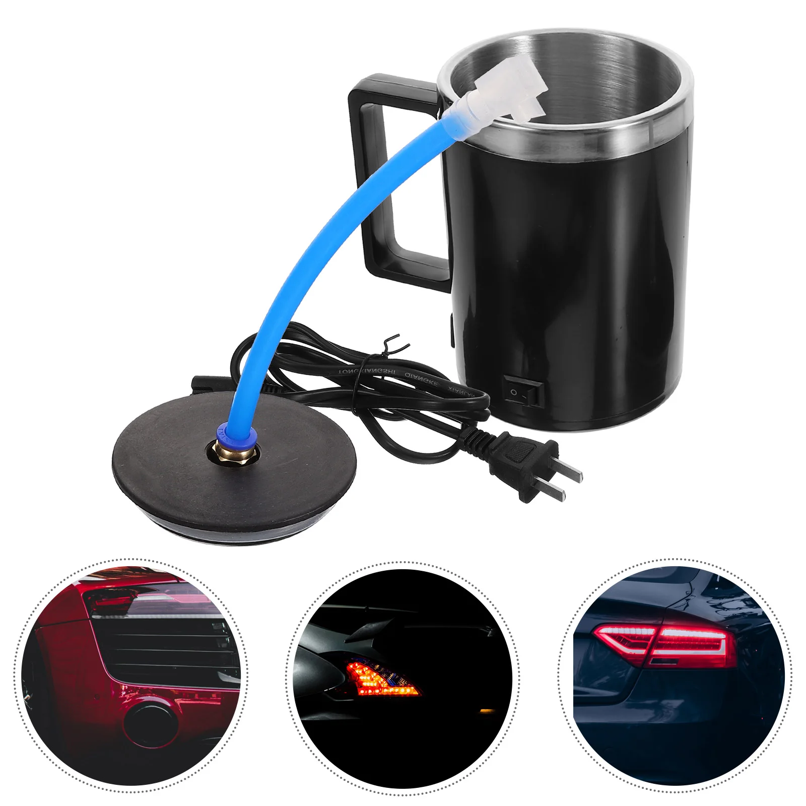 Car Headlight Fog Cup Repair Renovation Tool Tint Film Kit Lens Restoration Taillight Polish