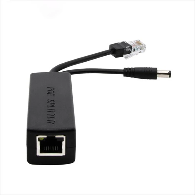 US/EU Plug 48V to 12V POE Splitter Connector Poe Power Adapter Injector Switch for CCTV IP Camera Wifi Cable Wall C4