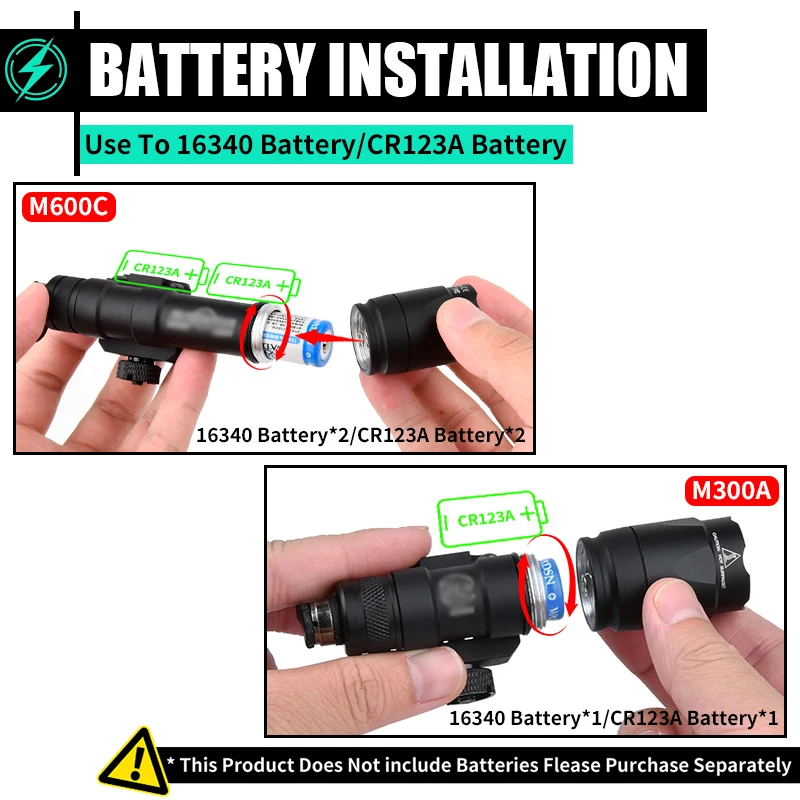 Surefir M300 M600 Flashlight With AXON Dual Function Remote Pressure Switch Fit 20mm Rail Hunting Tactical Airsoft Light