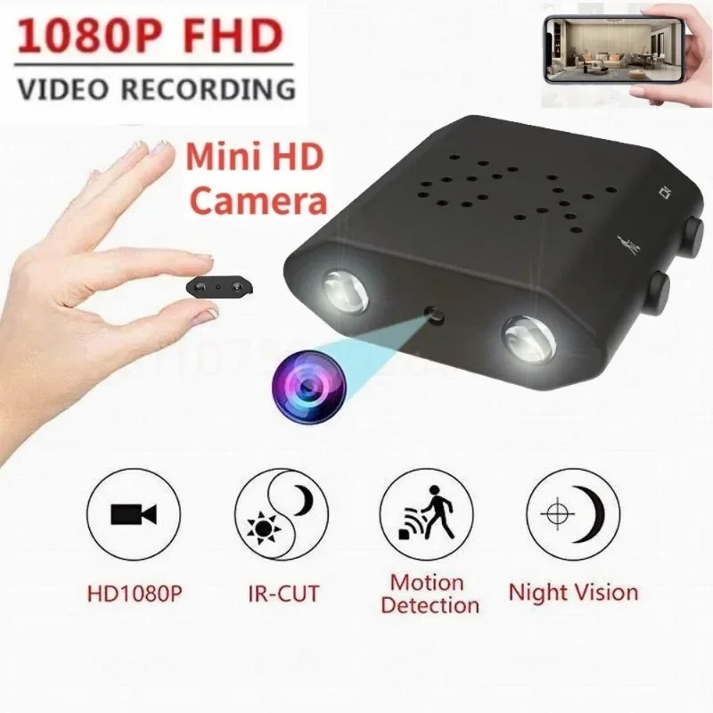 1080P HD Smallest Mini Camera IR-CUT Night Vision Micro Camcorder Motion Detection Video Recorder Loop Recording DV espia cam