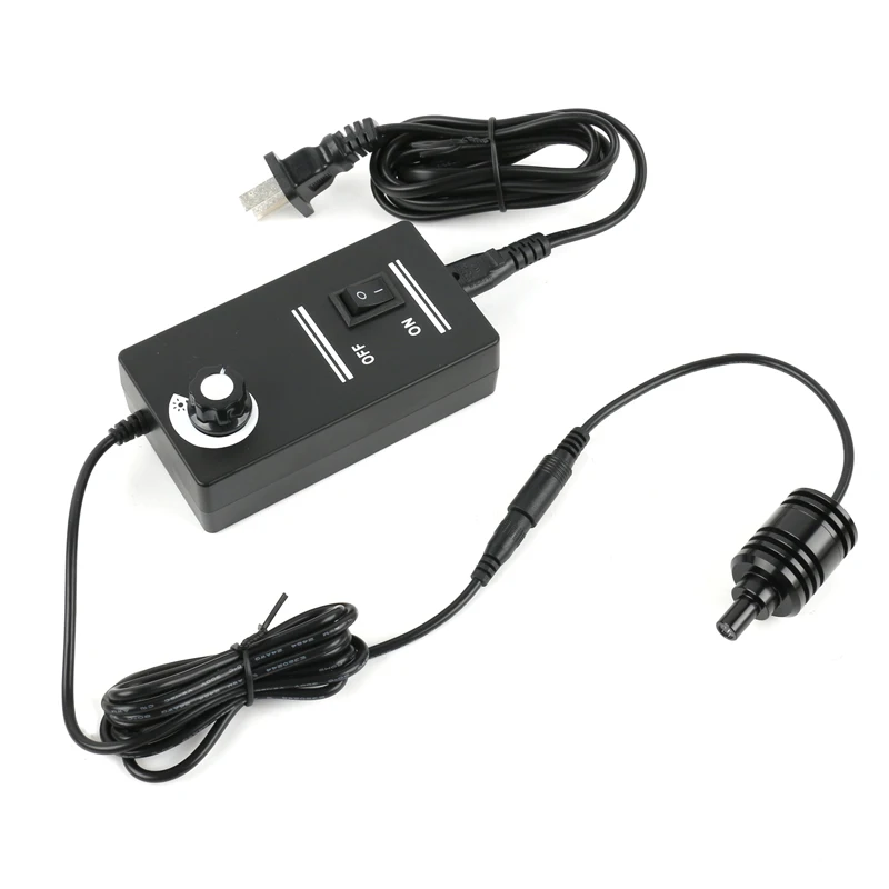 8mm 1.75W Coaxial Point LED Spot Light Lamp Adjustable Brightness Illuminator+100V-240V Adapter for Camera Microscope Magnifierr