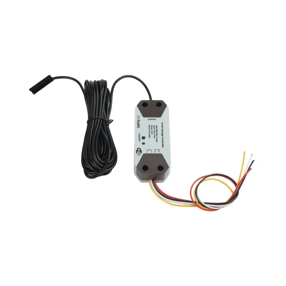 Remote Control for Smart Garage Door Opener Controller for TUYA 12V 24V with Magnetic Sensor Supports Voice Commands on
