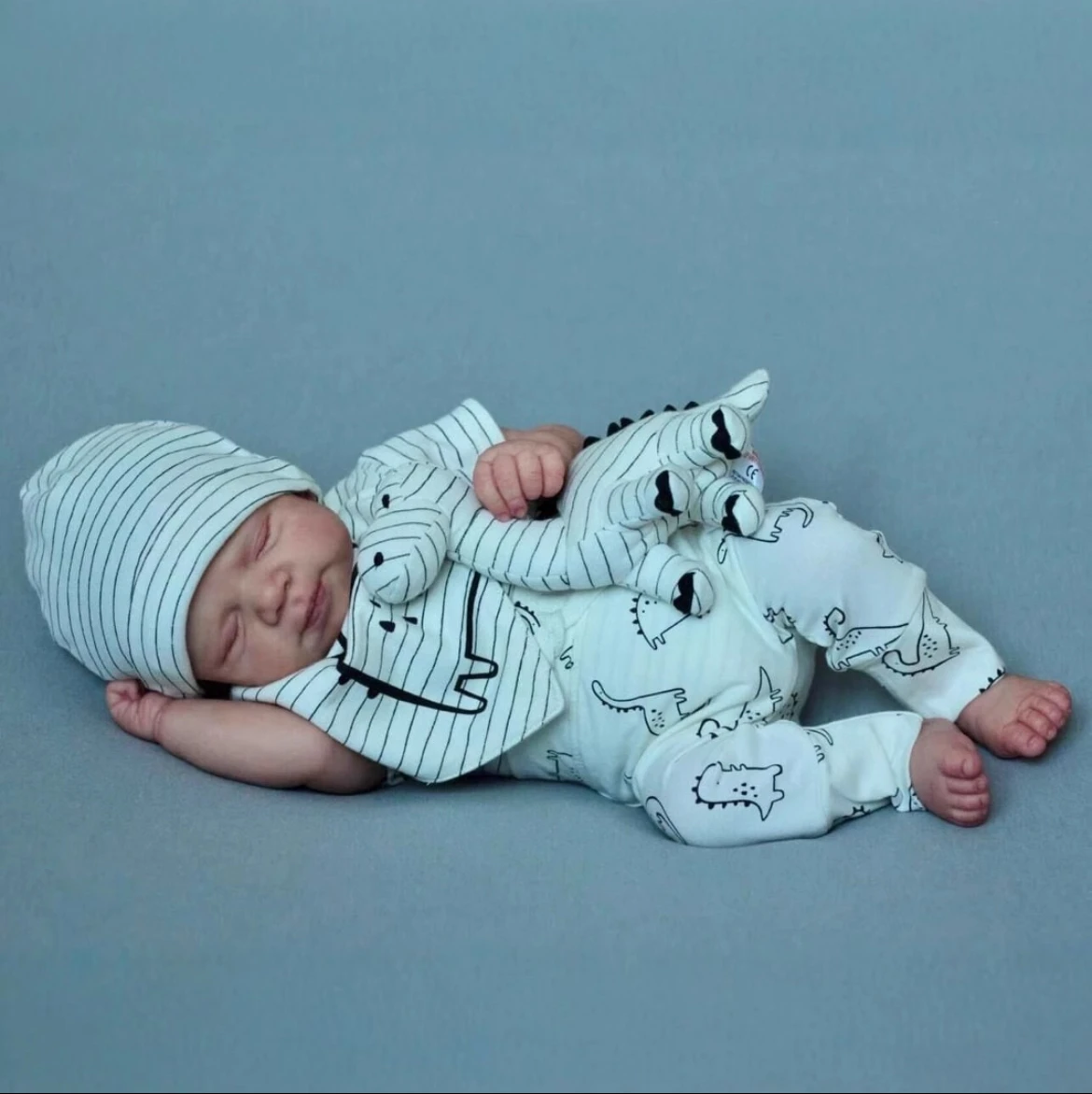 Bambola Reborn Pascale Heirloom da 19 pollici, corpo morbido ponderato, ciuccio magnetico e ciglia artigianali, regalo certificato CE per bambini