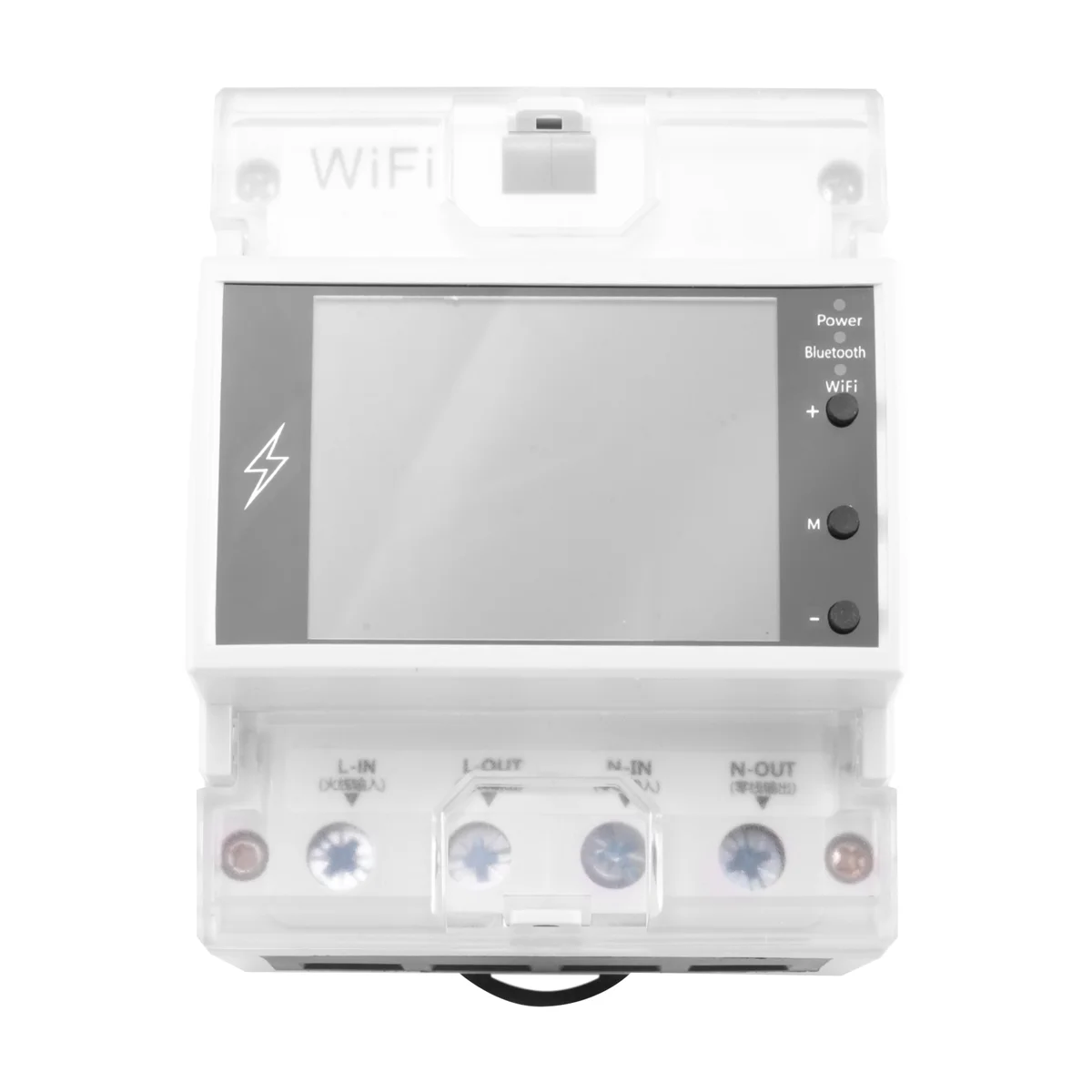 Medidor inteligente AT4PW 100A Tuya WIFI Din Rail AC 220V 110V, medidor de energía Digital, Monitor de energía eléctrica de voltaje