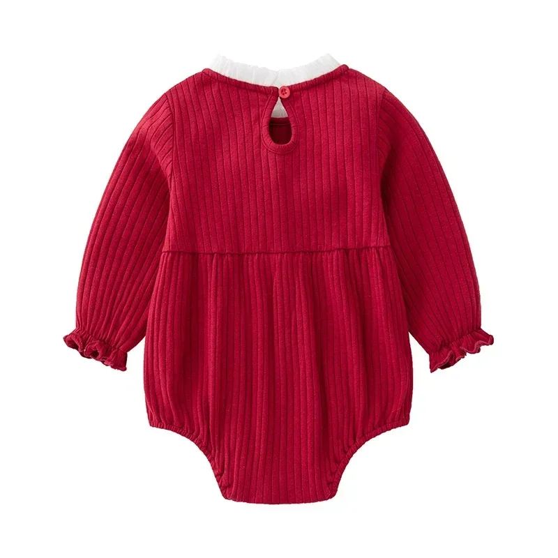 Fashion Toddler Girl Clothes Long Sleeves Cotton Baby Girl Bodysuit Spring Autumn Newborn Clothing Bodysuit 3-18 Months 2