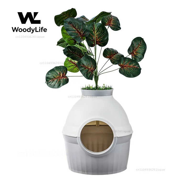 caja-de-arena-premium-para-gatos-estilo-villa-grande-con-diseno-de-planta-verde-refugio-espacioso-para-todas-las-estaciones-suministros-para-mascotas-inodoro-para-gatos