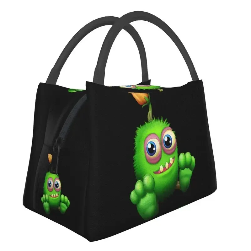 

My Singing Monsters Insulated Lunch Bag for School Office Electronic Games Waterproof Thermal Cooler Bento Box Women