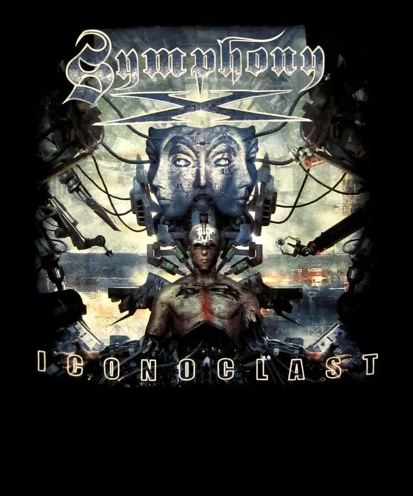 SYMPHONY X ICONOCLAST CD COVER Official SHIRT XL New OOP divine damnation lost