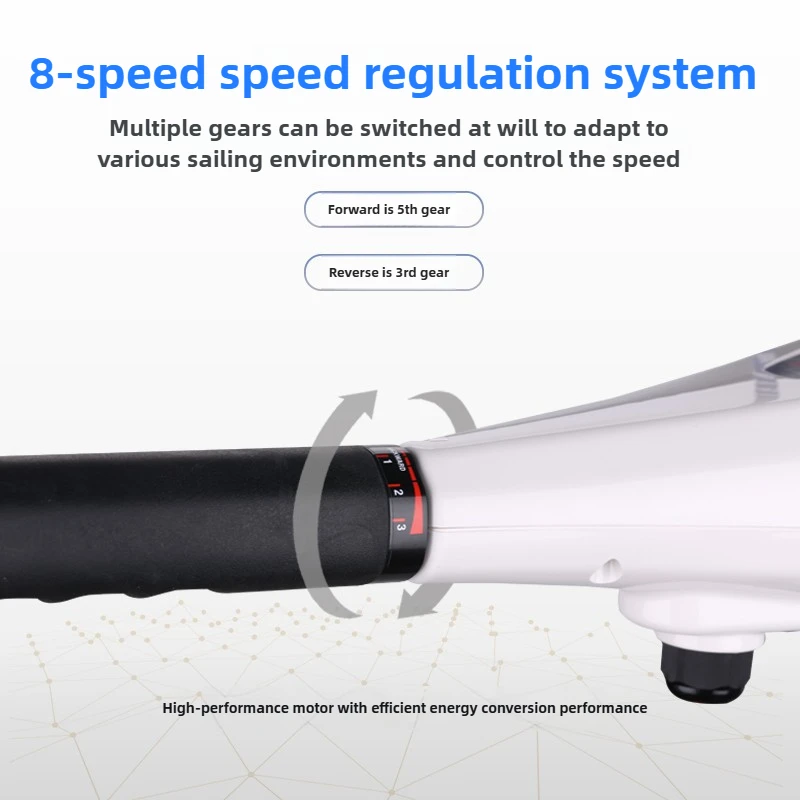 12V/24V Salt & Fresh Water Universal Electric Outboard Motor Corrosion-Resistant Brushless Propeller Motor for Boating
