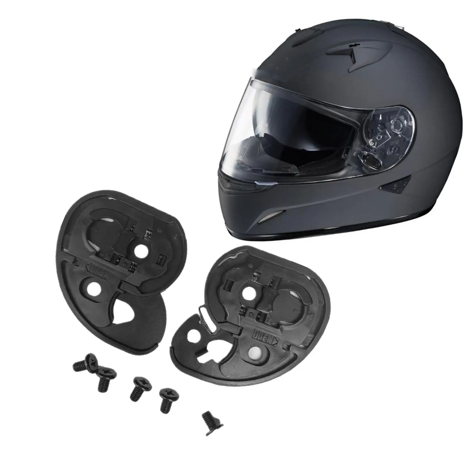 

Helmets Guard Base Easy Install Lens Repair Mounting Parts Compatible Accessory for Folding Motorcycle Helmets