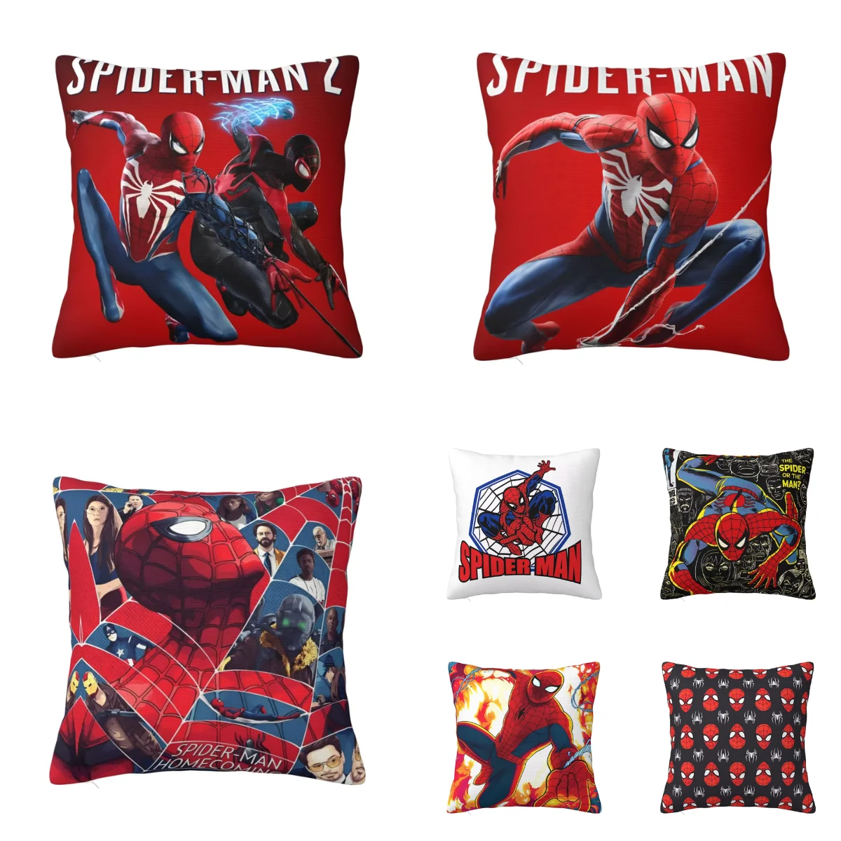 The Amazing Spider-Man Pillow Case Film Novelty Pillow Cover Soft Design Cushion Cover Pillowcases For Sofa Bedroom Home Decor