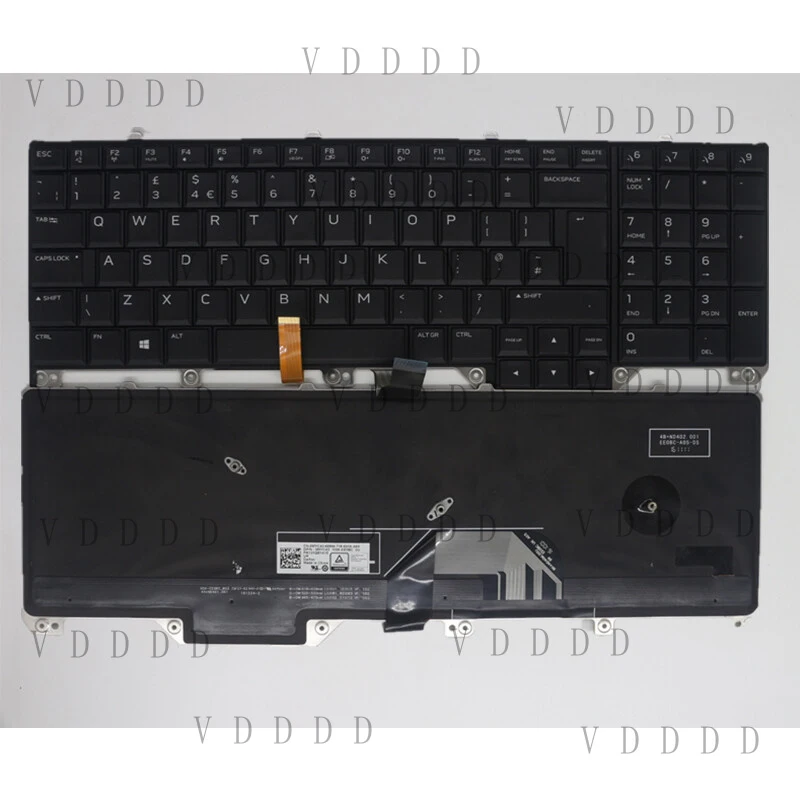 TT For Dell Alienware 17 R4 R5 Laptop Backlit Keyboard PK131QB1A15