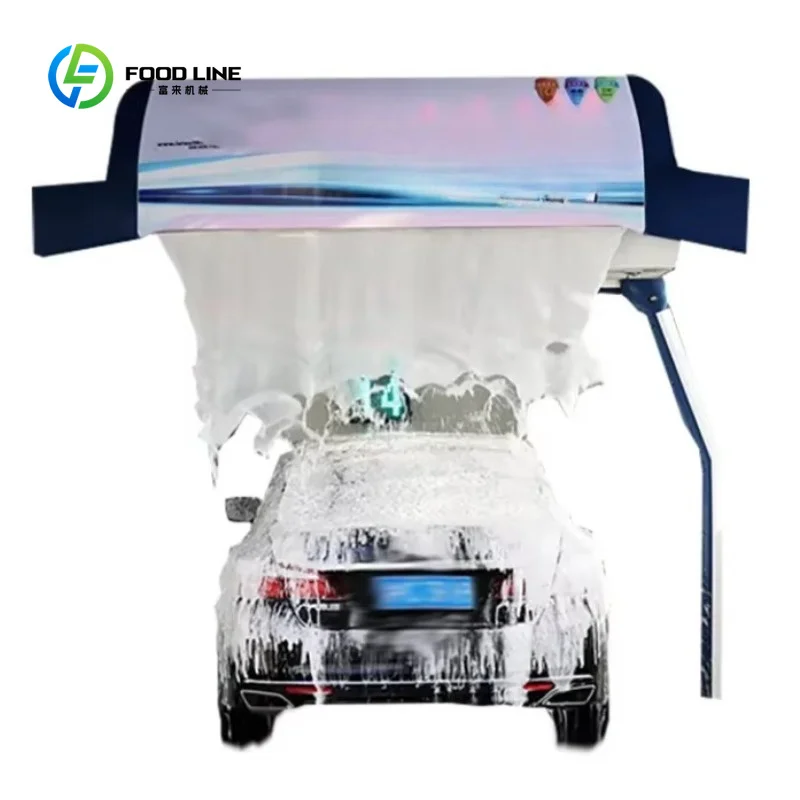 Customized 360° Touch-Free Car Wash Machine Single Arm Multi-Functional Automatic Cleaner for Car Care Businesses