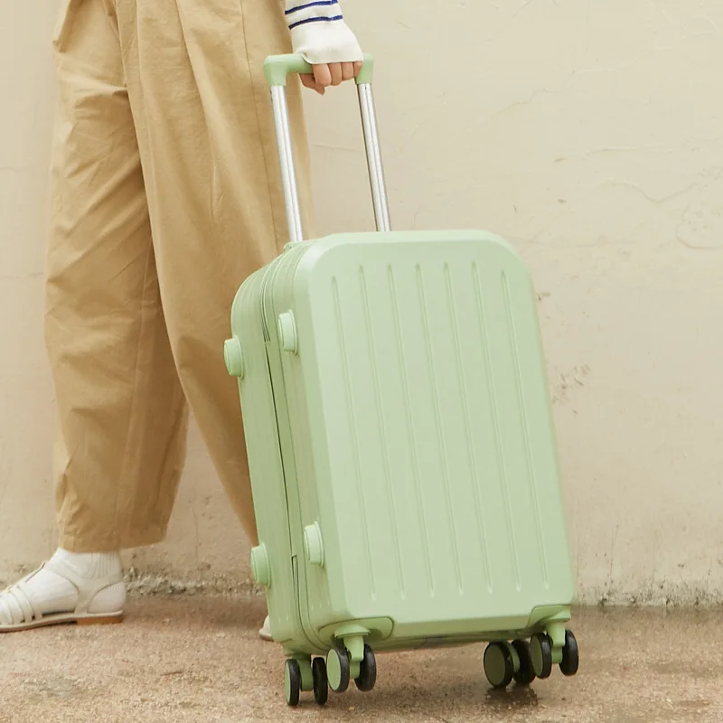 Valise légère pour étudiants, petite valise à roulettes, boîte à serrure pour hommes, 20 pouces, 24 marée, haute valeur, nouveau