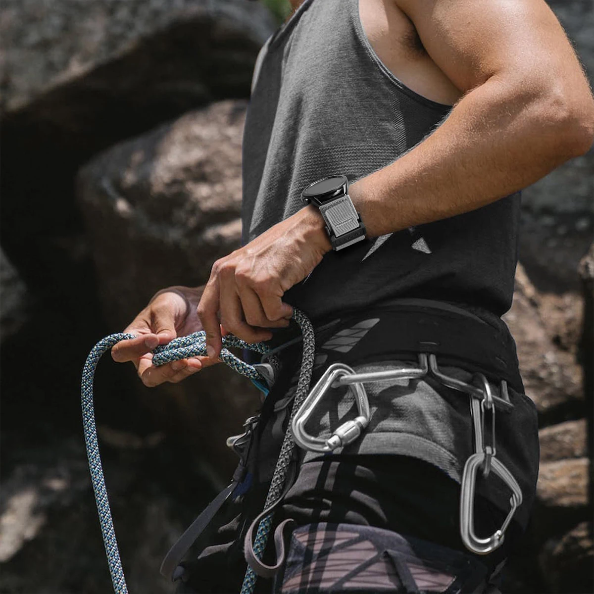 Neues Nylonarmband mit Magnetverschluss, 20 mm und 22 mm, universelles Ersatzarmband für verschiedene Modelle, für Herren, Outdoor-Armbänder, Zubehör. – Detail 9