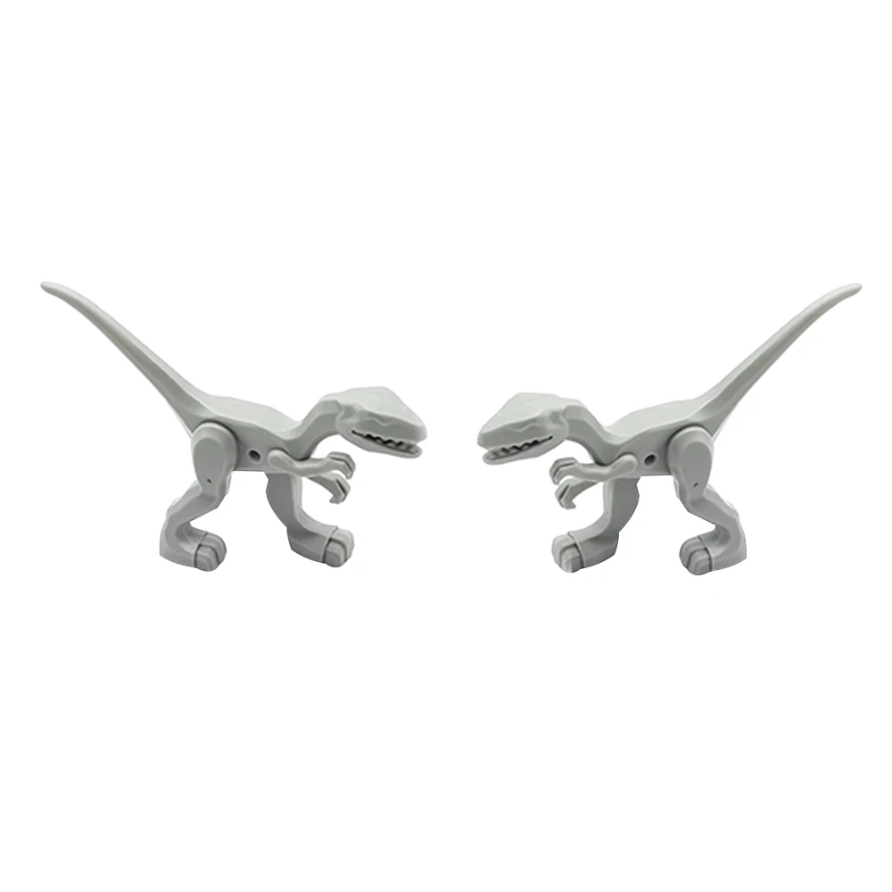 5 pçs blocos de construção animais dinossauros moc terra animal montagem brinquedo cena rua blocos decorativos educativos diy criança brinquedos